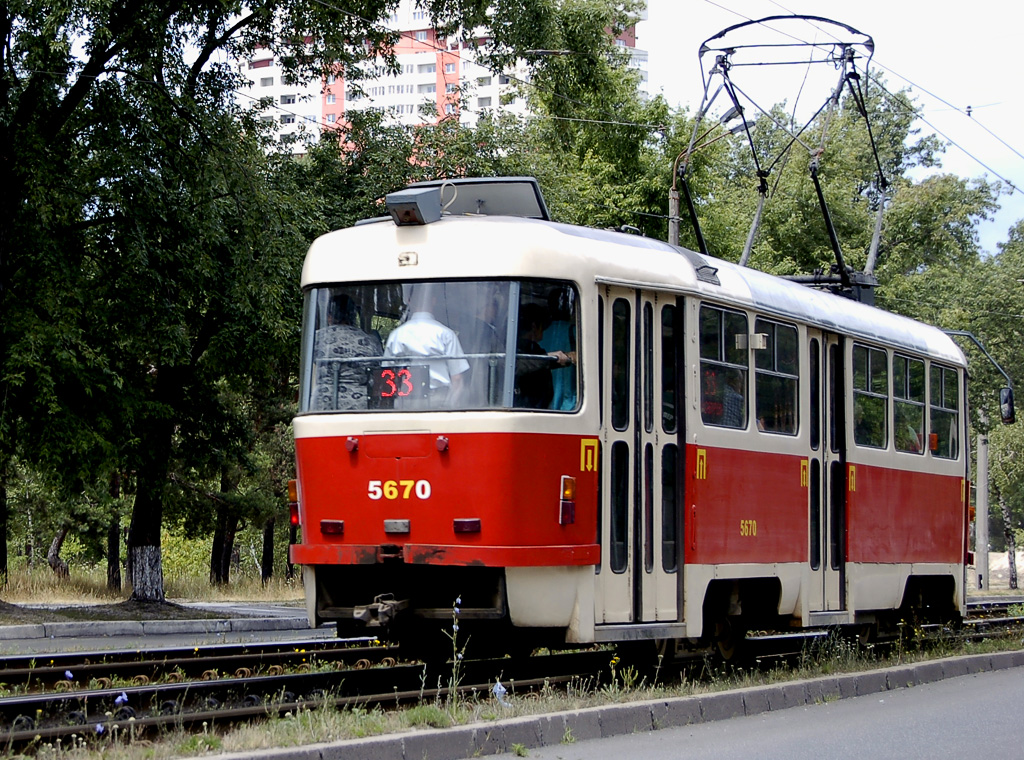 Киев, Tatra T3SUCS № 5670