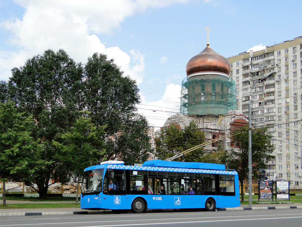 Москва, СВАРЗ-6238 (Тролза-5265.00 «Мегаполис») № 9100