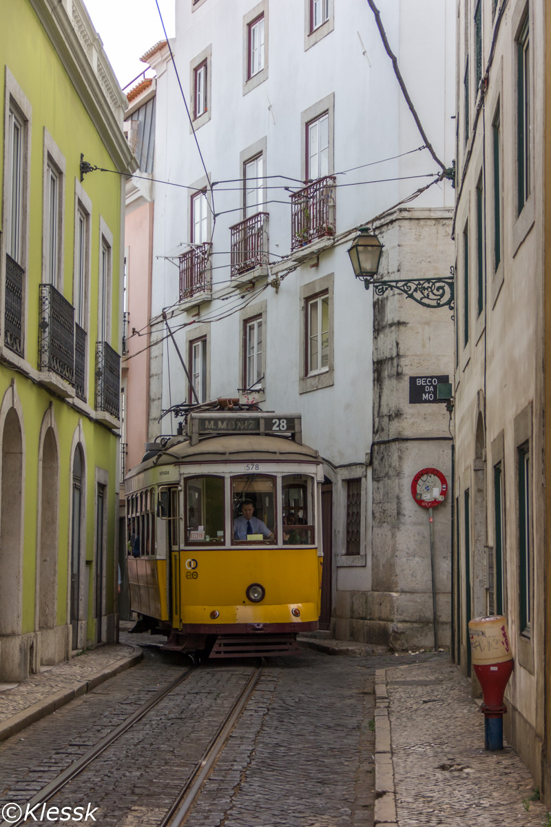 Lisbon, Carris 2-axle motorcar (Remodelado) nr. 578