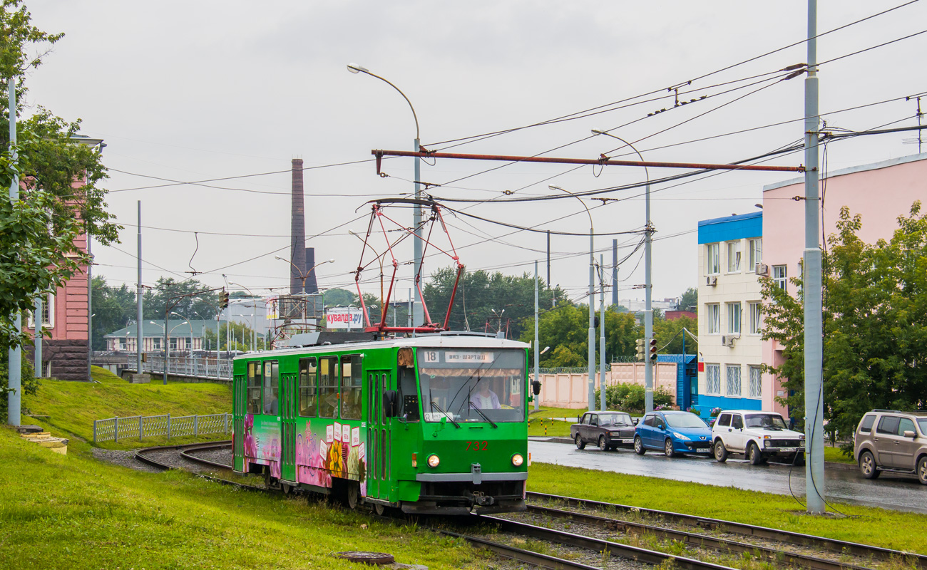 Jekatyerinburg, Tatra T6B5SU — 732