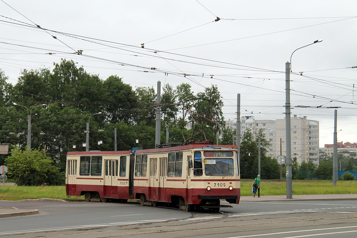 Санкт-Пецярбург, 71-147К (ЛВС-97К) № 7105