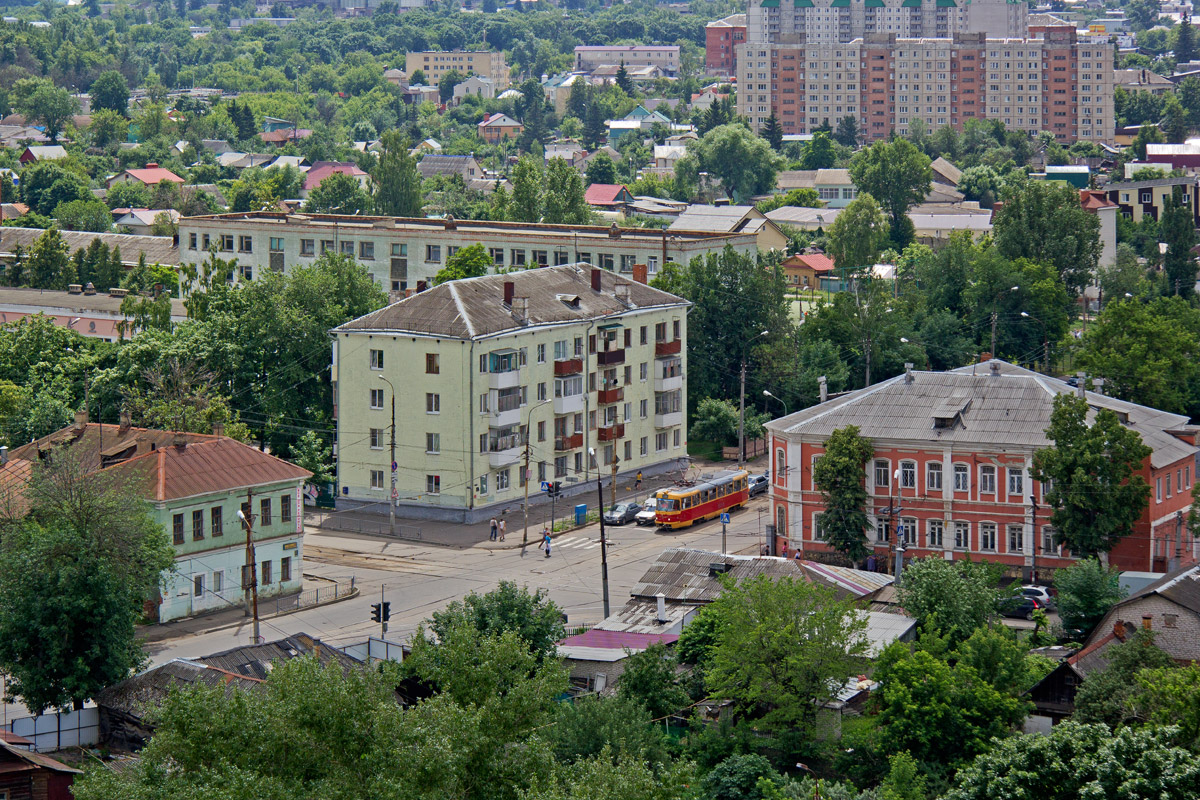Oryol — Central tramlines crossroads; Oryol — Panoramic photos
