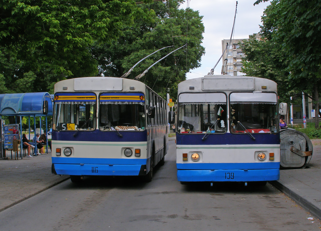 Pleven, ZiU-682UP № 116; Pleven, ZiU-682UP PRB № 139