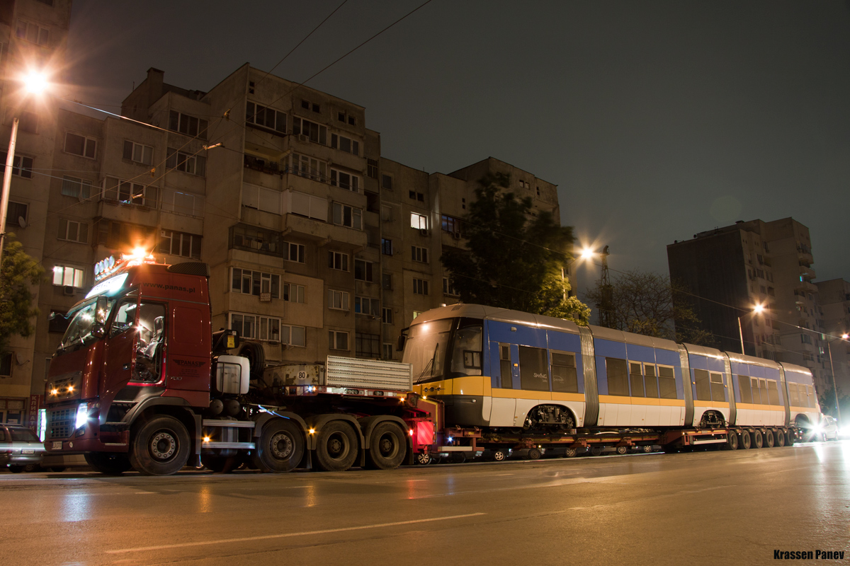 Sofia — Delivery the new wagons PESA 122NaSF Swing — 11.2013 — 04.2014