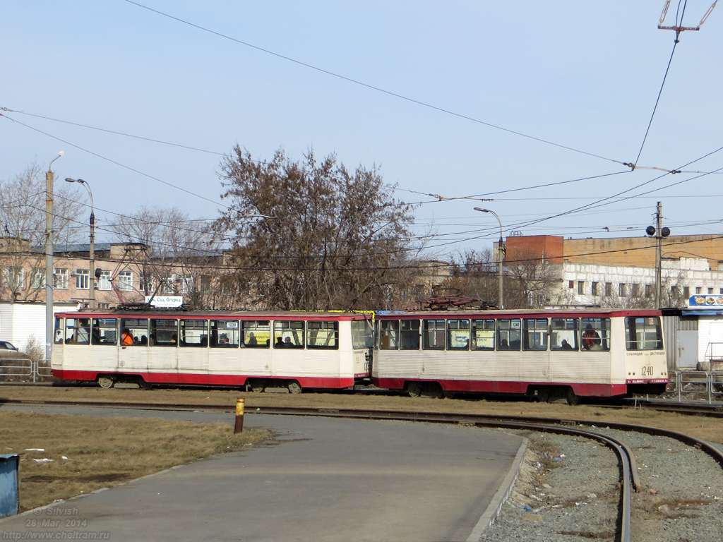 Chelyabinsk, 71-605 (KTM-5M3) č. 1239; Chelyabinsk, 71-605 (KTM-5M3) č. 1240