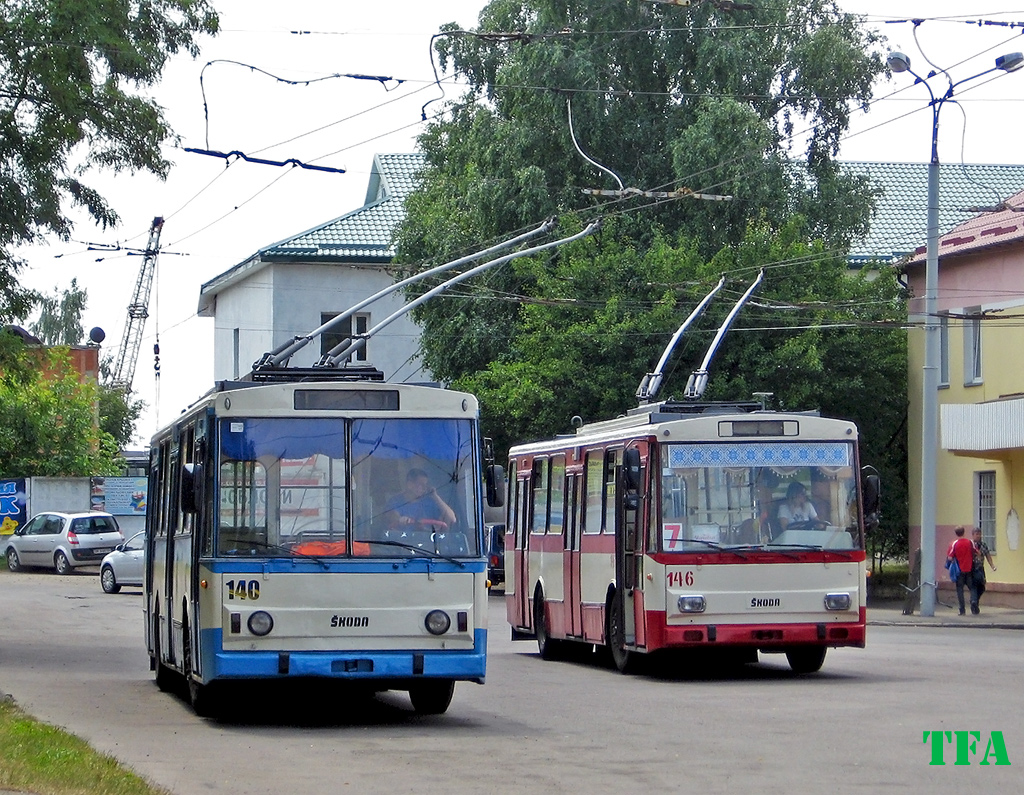 Ровно, Škoda 14Tr01 № 140; Ровно, Škoda 14Tr05 № 146