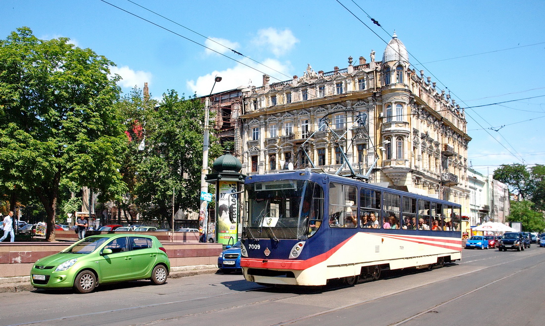 Odessa, K1 # 7009; Odessa — Tramway Lines: Center