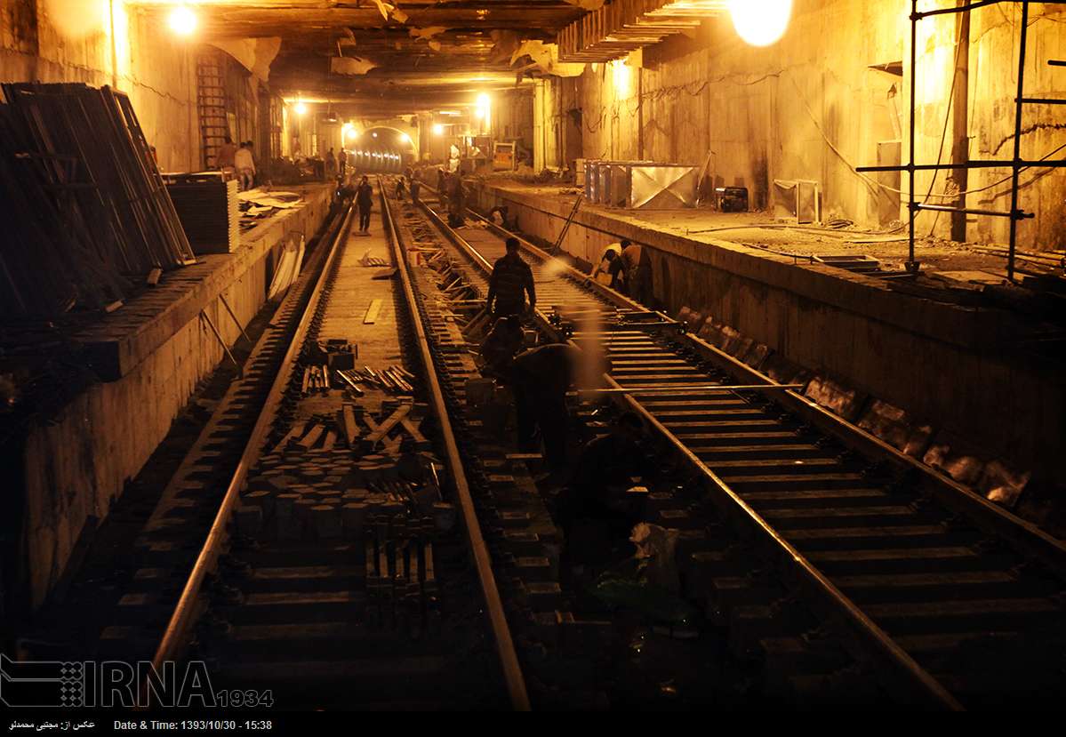 Tehran — Metro — construction