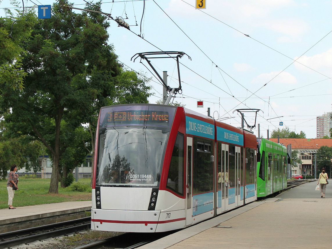 Erfurt, Siemens Combino Classic № 717