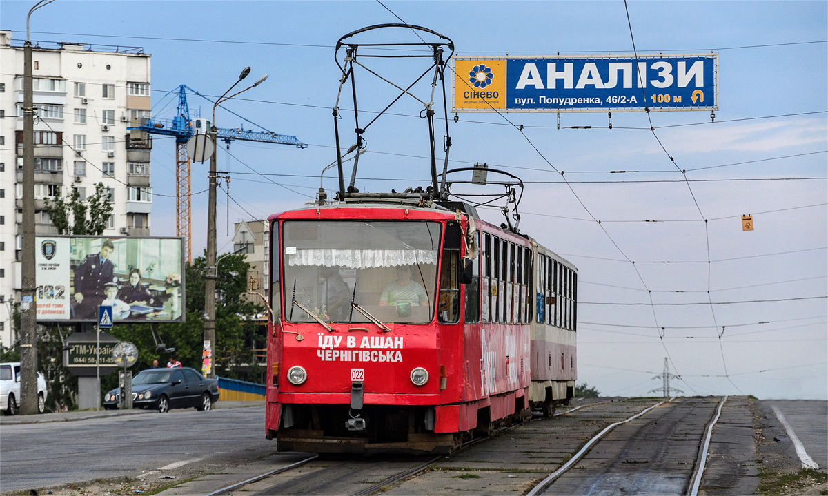 Киев, Tatra T6B5SU № 022