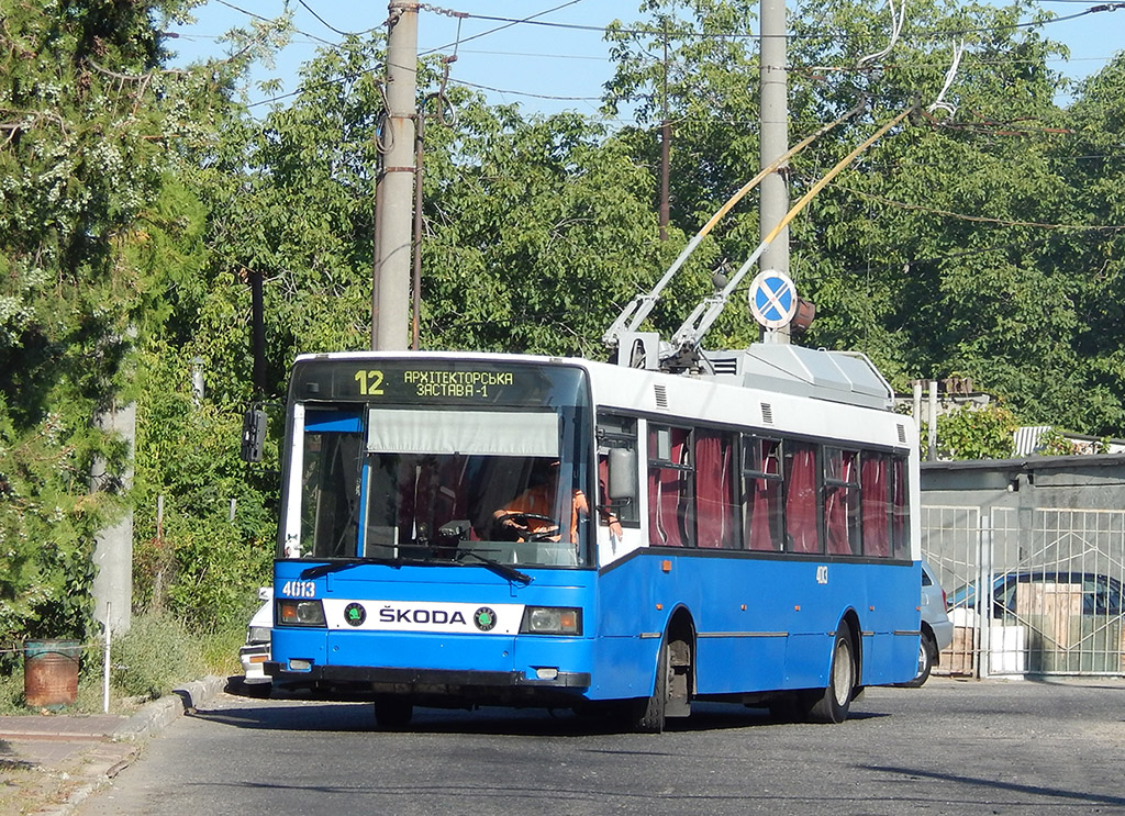 Одесса, Škoda 21Tr № 4013