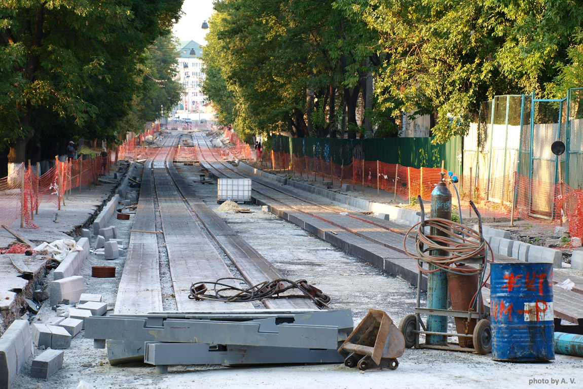 ლვოვი — Tracks reconstruction: Promyslova, Hmelnytskogo, Gaidamatska str. [12.03.2015-29.04.2016]