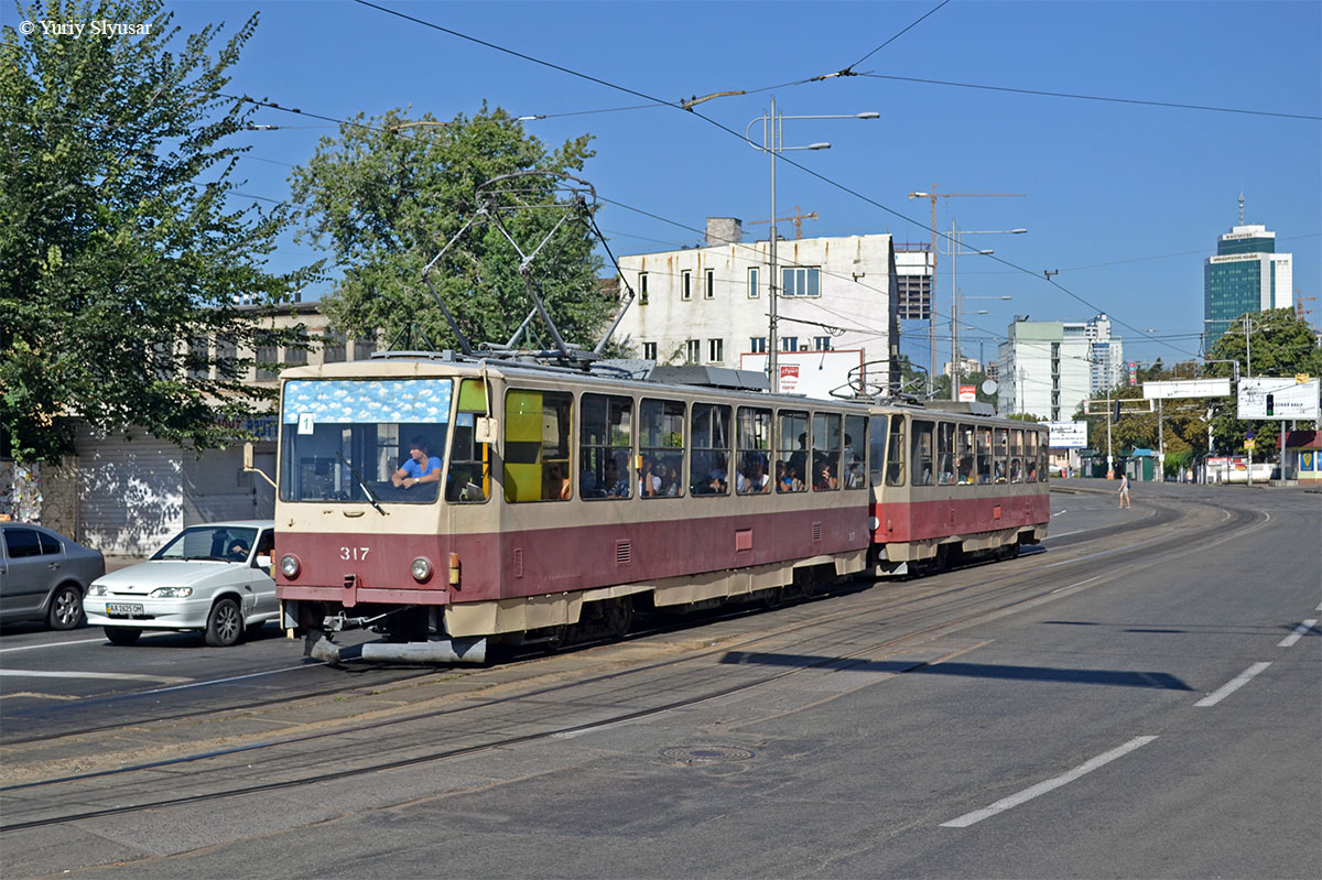 Kyiv, Tatra T6B5SU # 317
