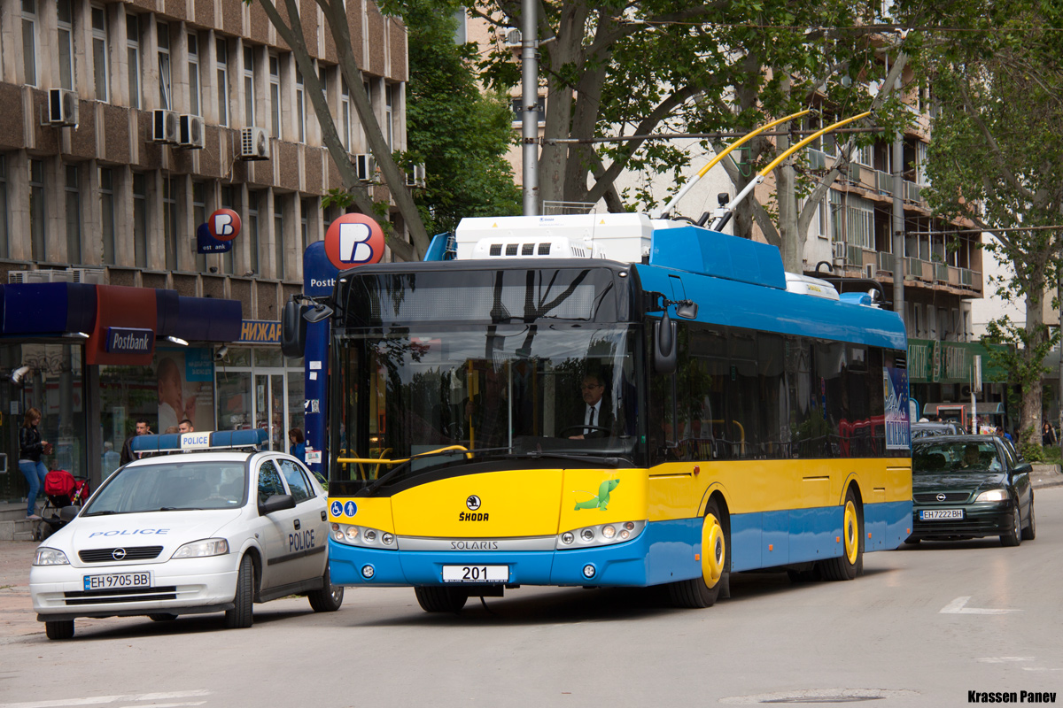 Плевен, Škoda 26Tr Solaris III № 201; Плевен — Официальная презентация новые  троллейбусы Škoda 26Tr
