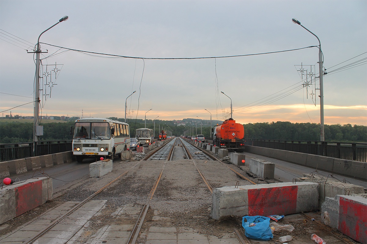 Новокузнецк — Ремонты трамвайных линий