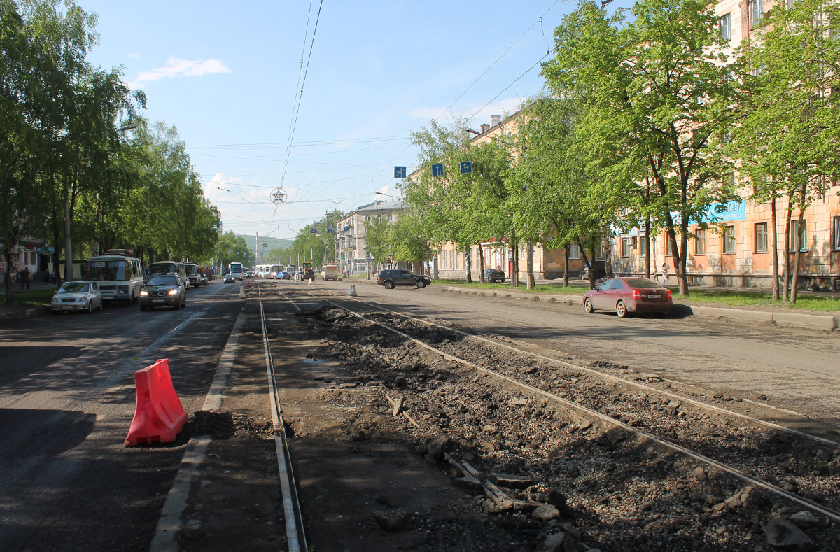 Novokuznetsk — Dismantling of Tramway Lines