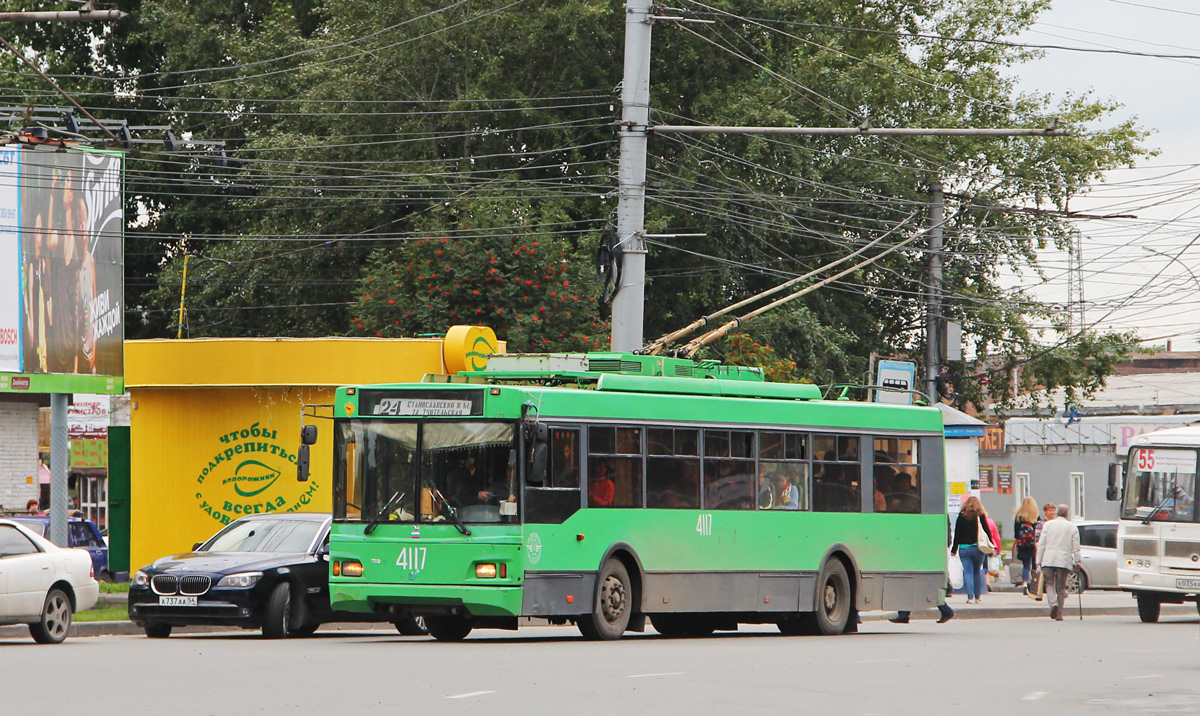 Новосибирск, Тролза-5275.06 «Оптима» № 4117