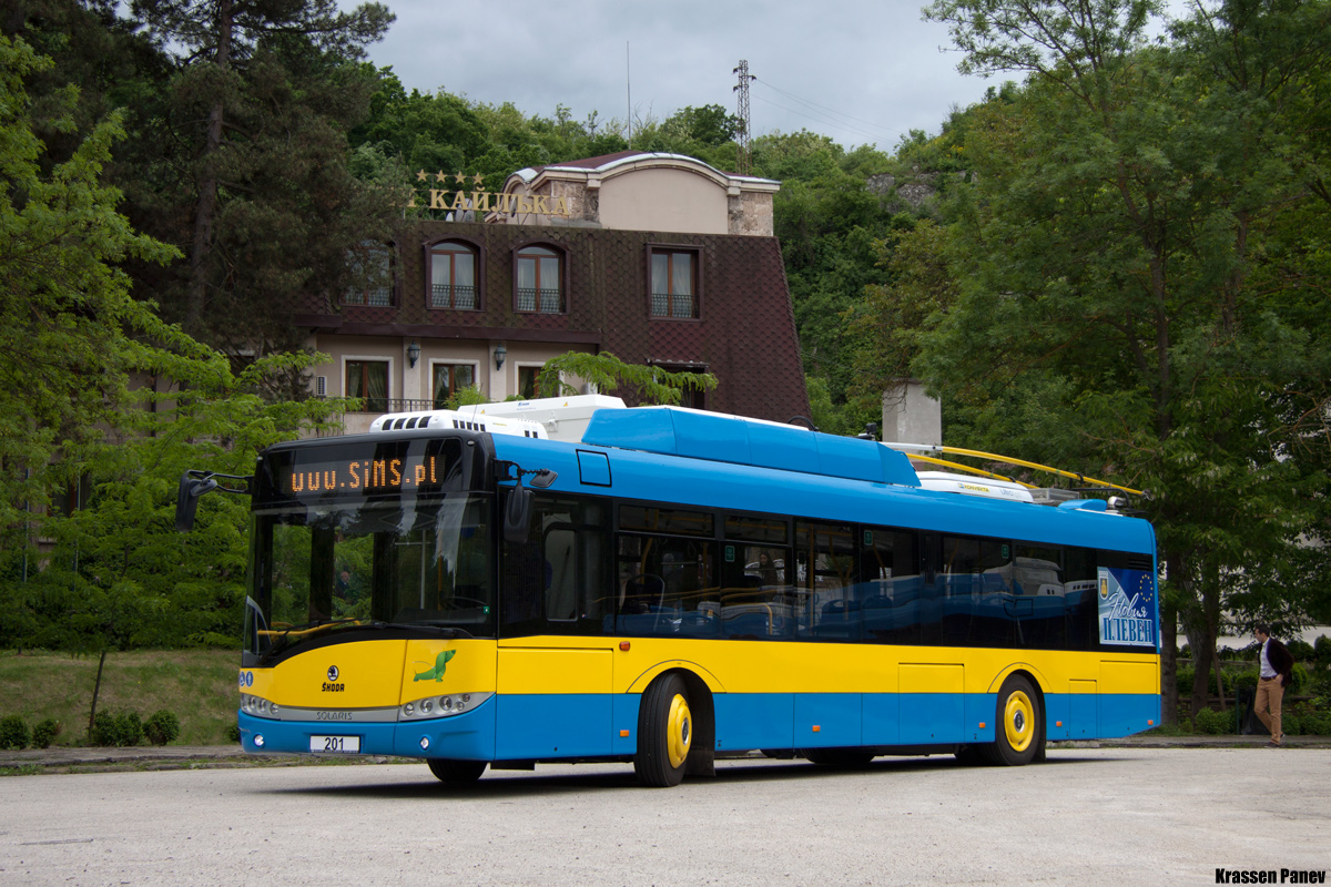 Pleven, Škoda 26Tr Solaris III № 201; Pleven — Official presentation of the new Škoda 26Tr trolleybuses