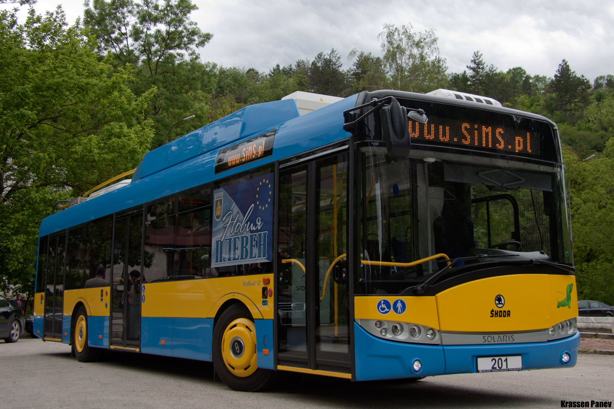 Pleven, Škoda 26Tr Solaris III N°. 201; Pleven — Official presentation of the new Škoda 26Tr trolleybuses