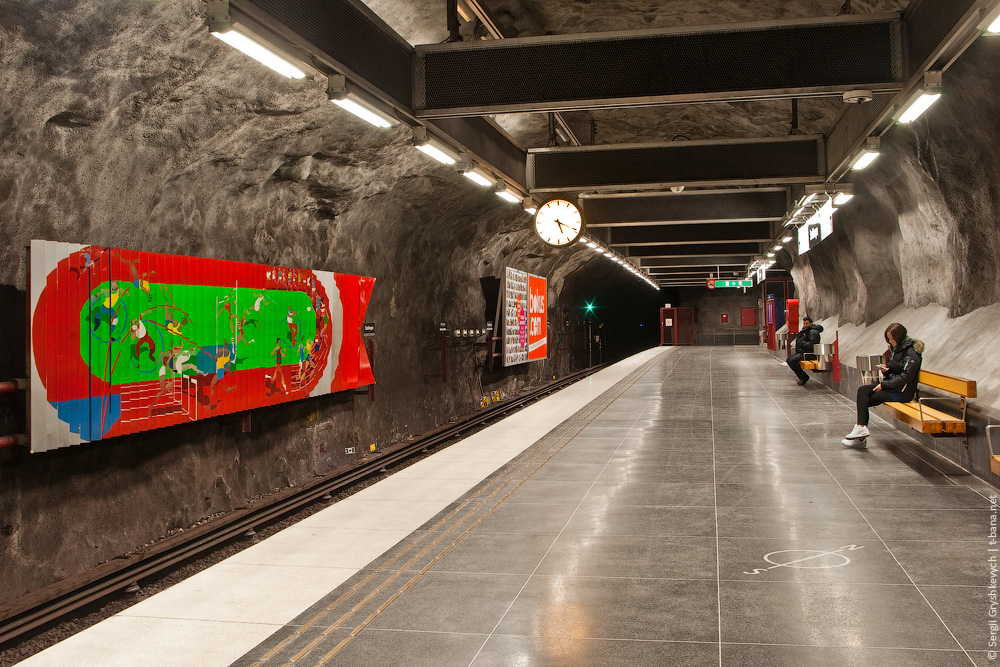 斯德哥尔摩 — Tunnelbana — Blue Line | Blå Linjen