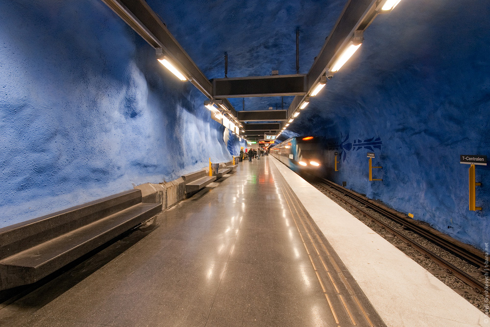Stockholm — Tunnelbana — Blue Line | Blå Linjen