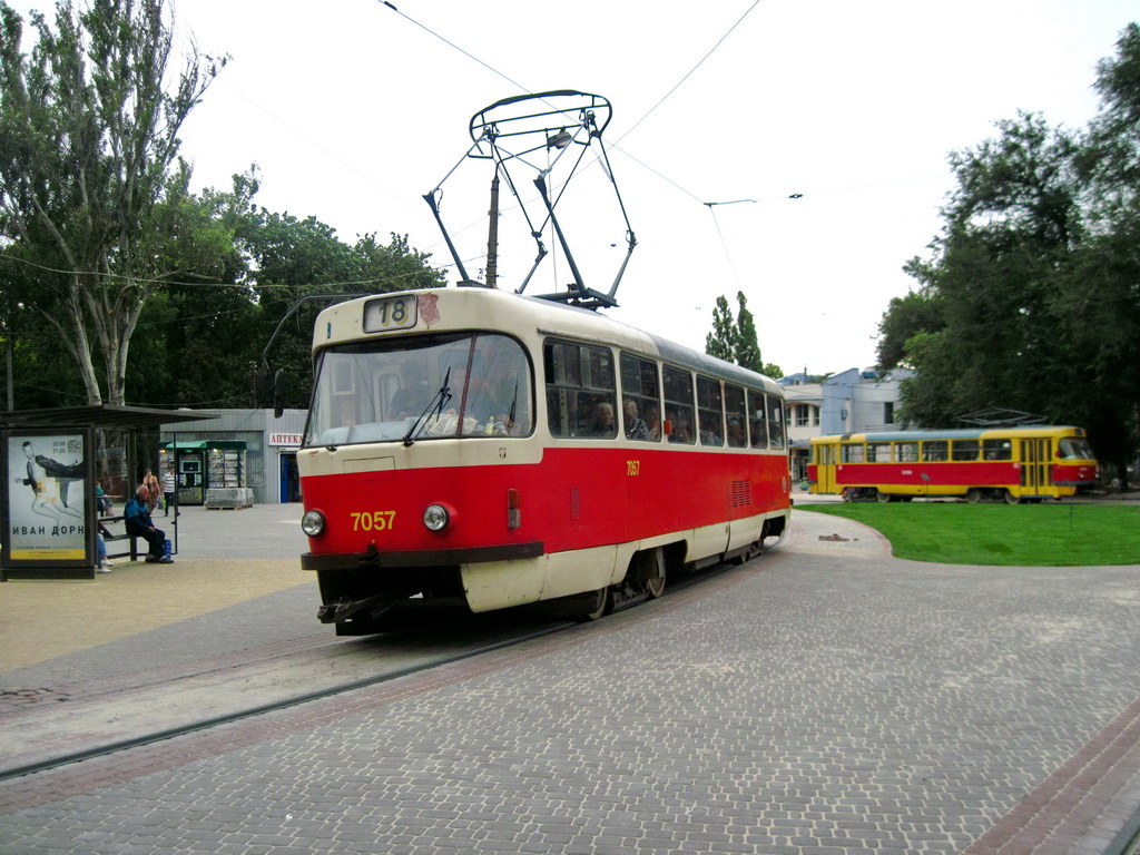 Одесса, Tatra T3SUCS № 7057; Одесса — Конечные станции