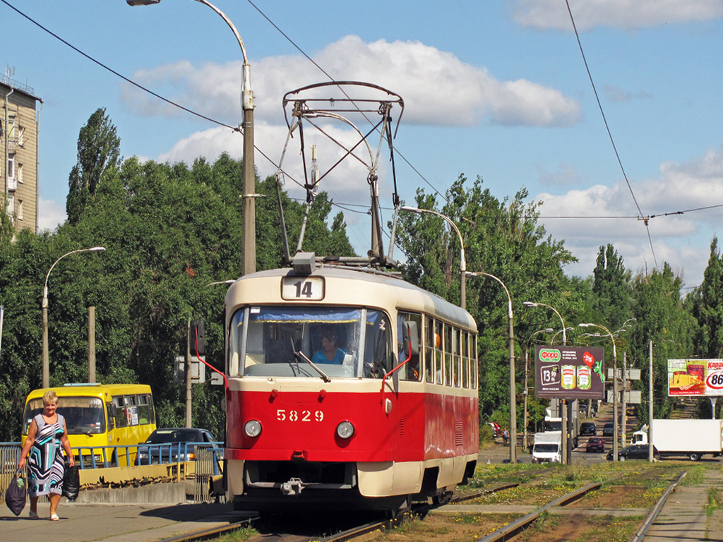Kiev, Tatra T3SU N°. 5829