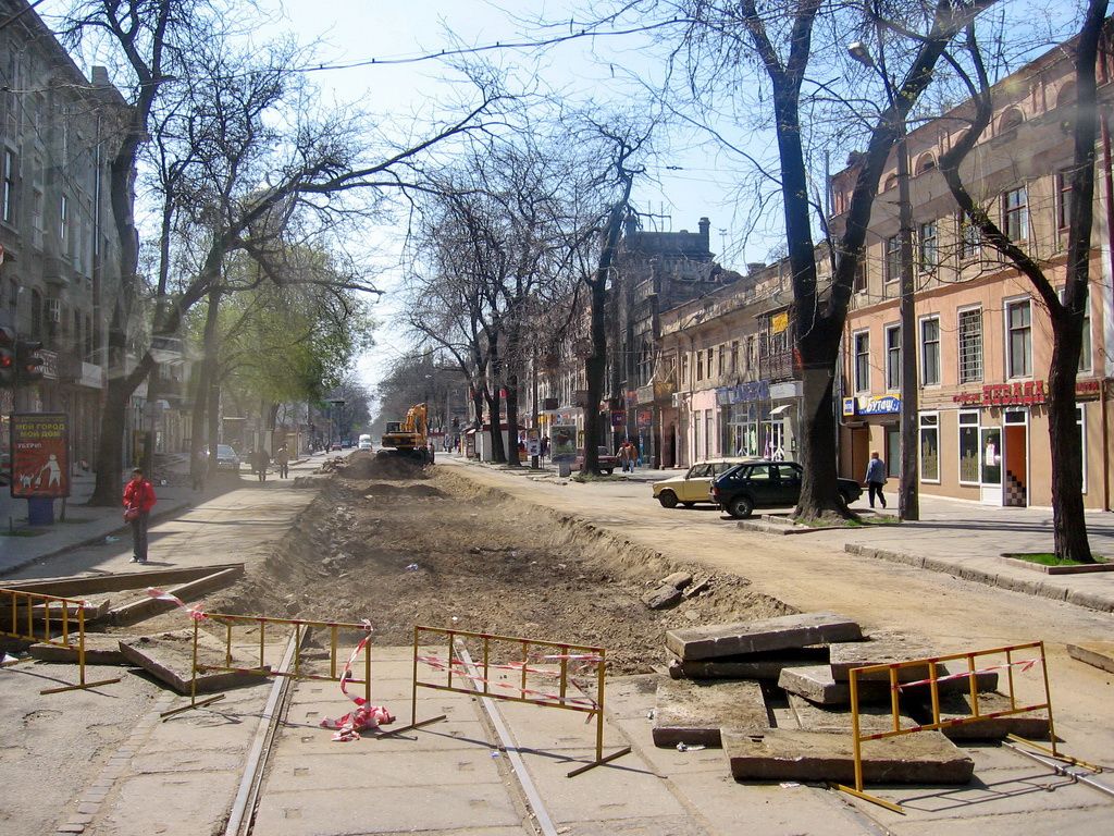 Адэса — 2006–07 — Реконструкция Преображенской улицы