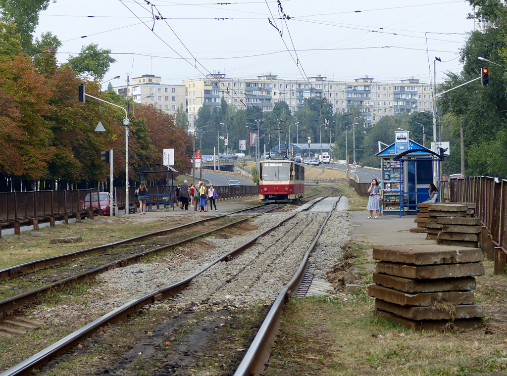 Kijevas — Reconstruction of rapid tramway line: non-rapid section; Kijevas — Tramway lines: Rapid line