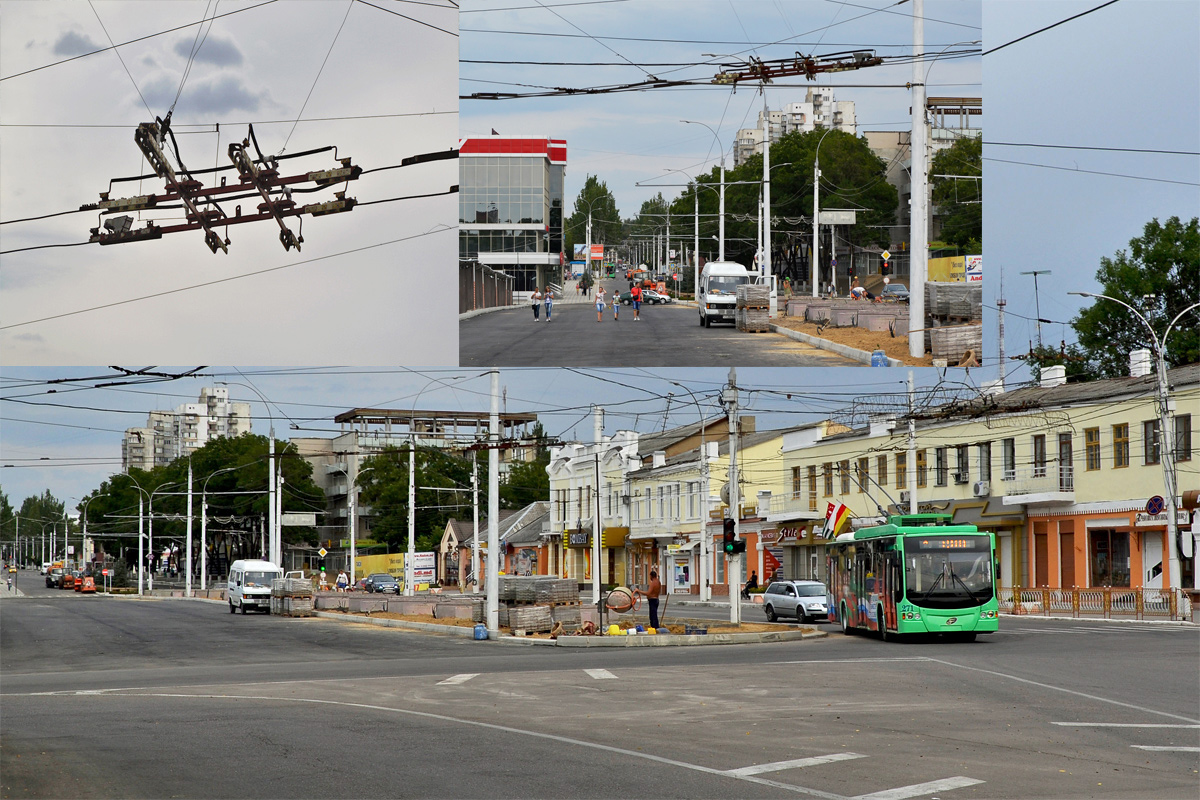 Tiraspol, VMZ-5298.01 “Avangard” № 271; Tiraspol — Construction of the line between the streets Kotovskogo — Shevchenko