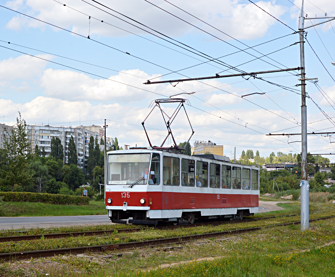 Липецк, Tatra T6B5SU № 135