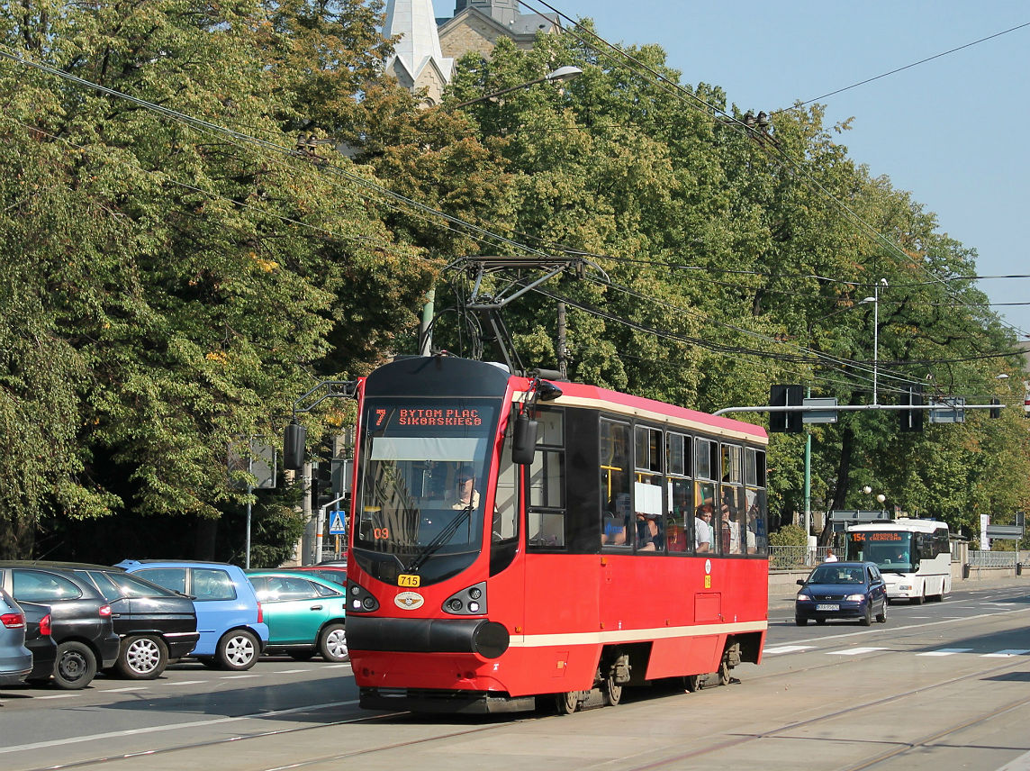 Силезские трамваи, Konstal 105N-HF11AC № 715