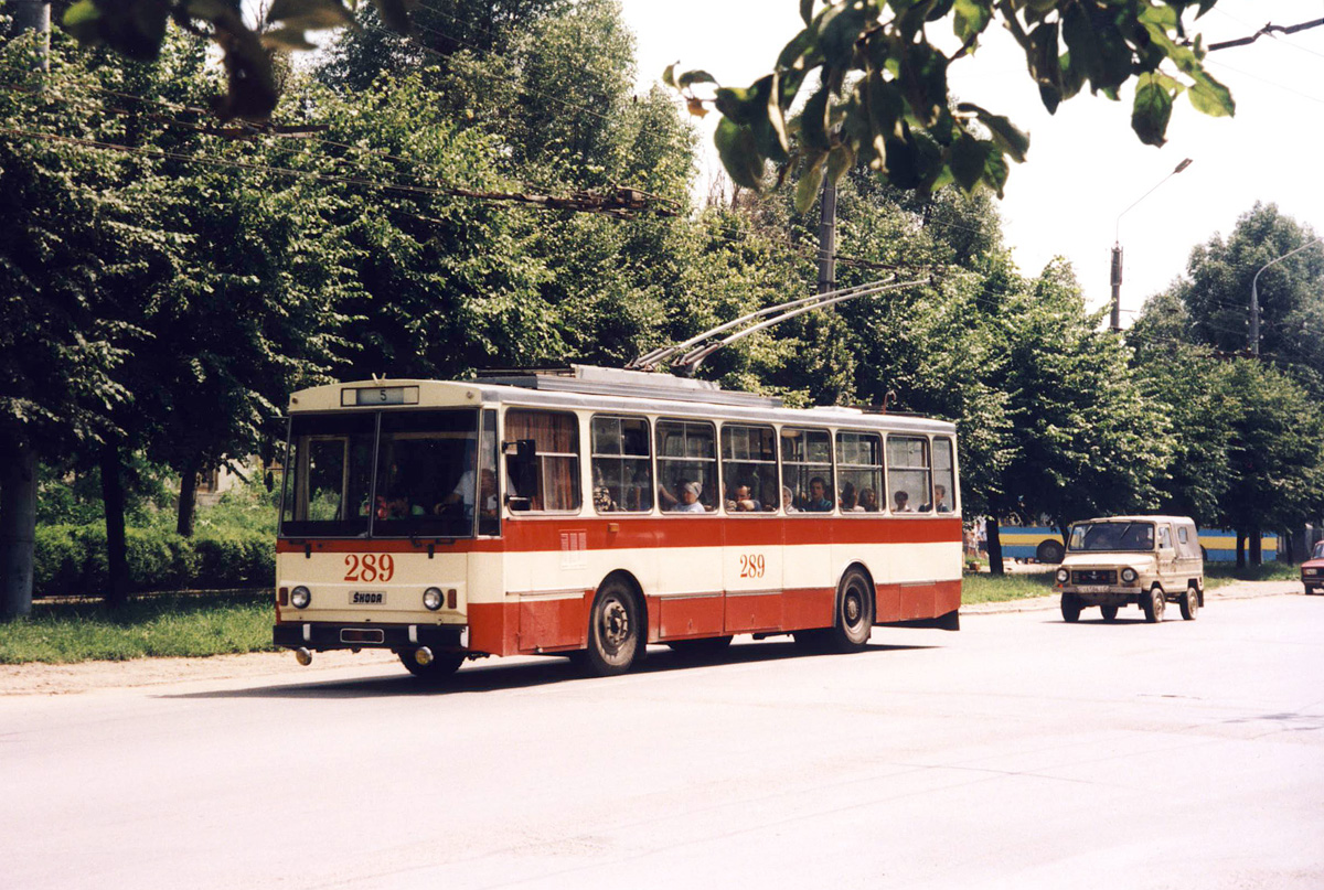 Черновцы, Škoda 14Tr89/6 № 289; Черновцы — Исторические фотографии (1992-2000 годов)
