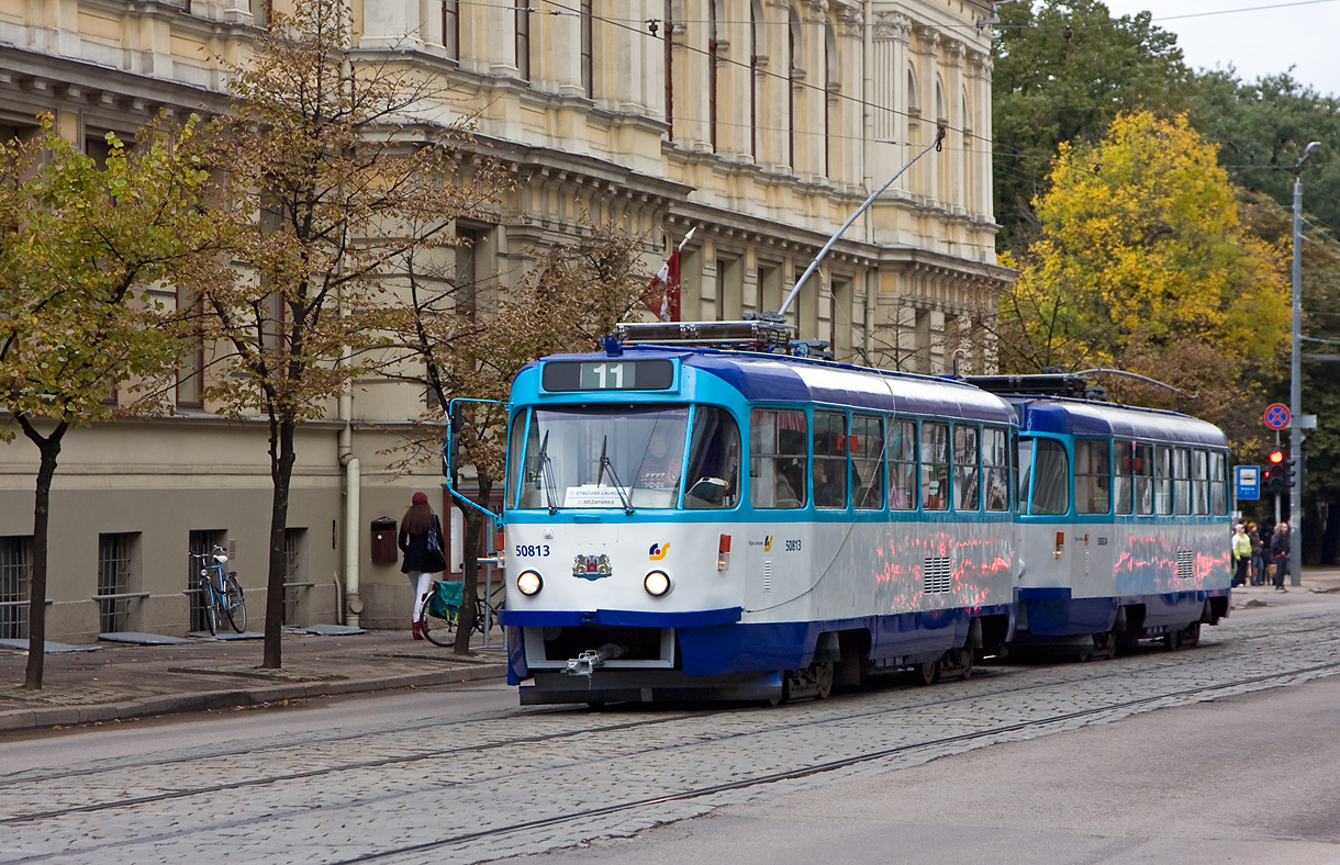Riga, Tatra T3A — 50813