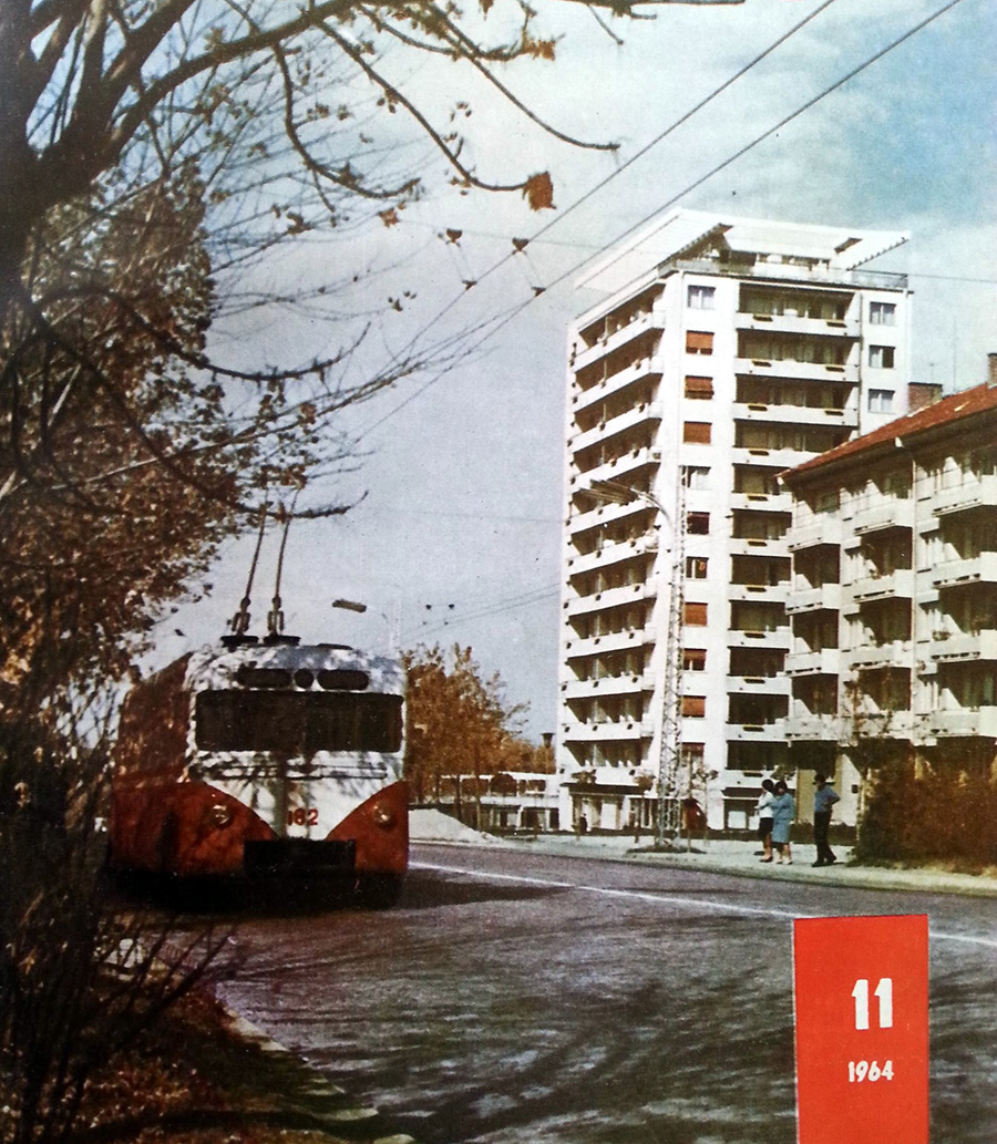 Сафія, ТБ-54 № 162; Сафія — Исторически снимки — Тролейбуси (1941–1989)