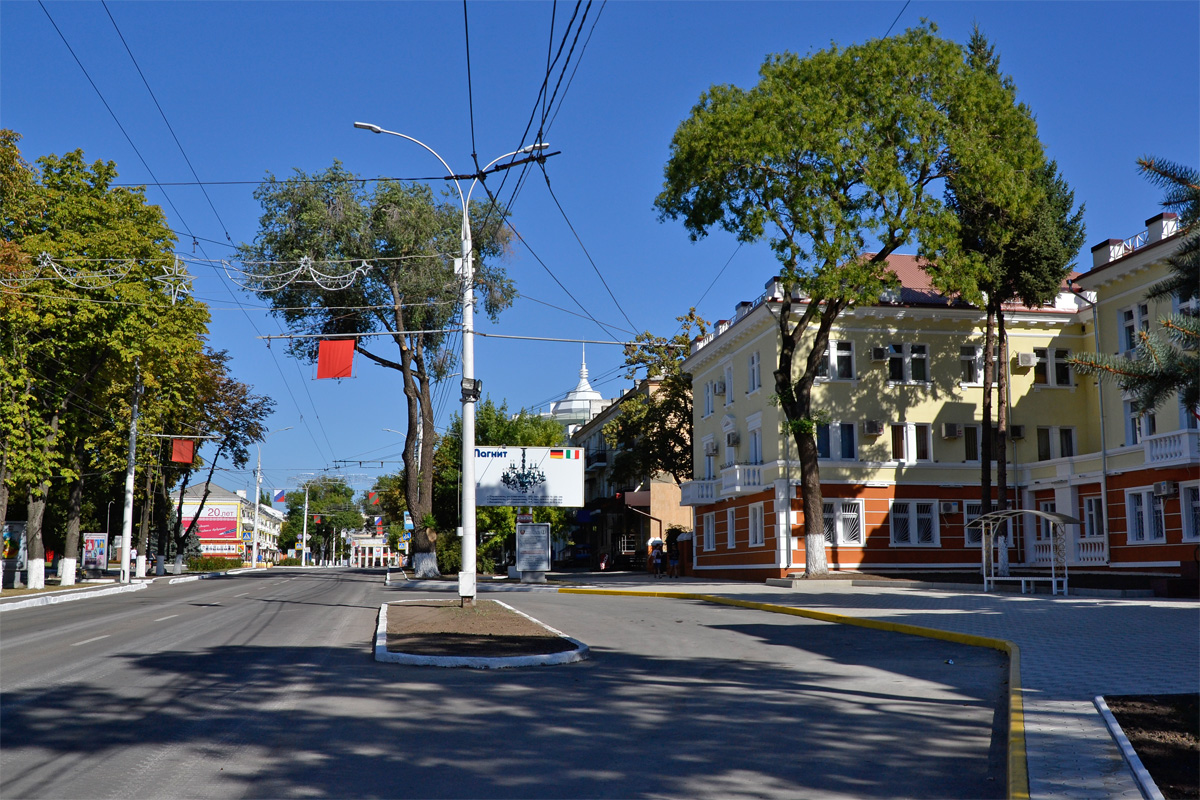 Tiraspol — Trolleybus lines and infrastructure