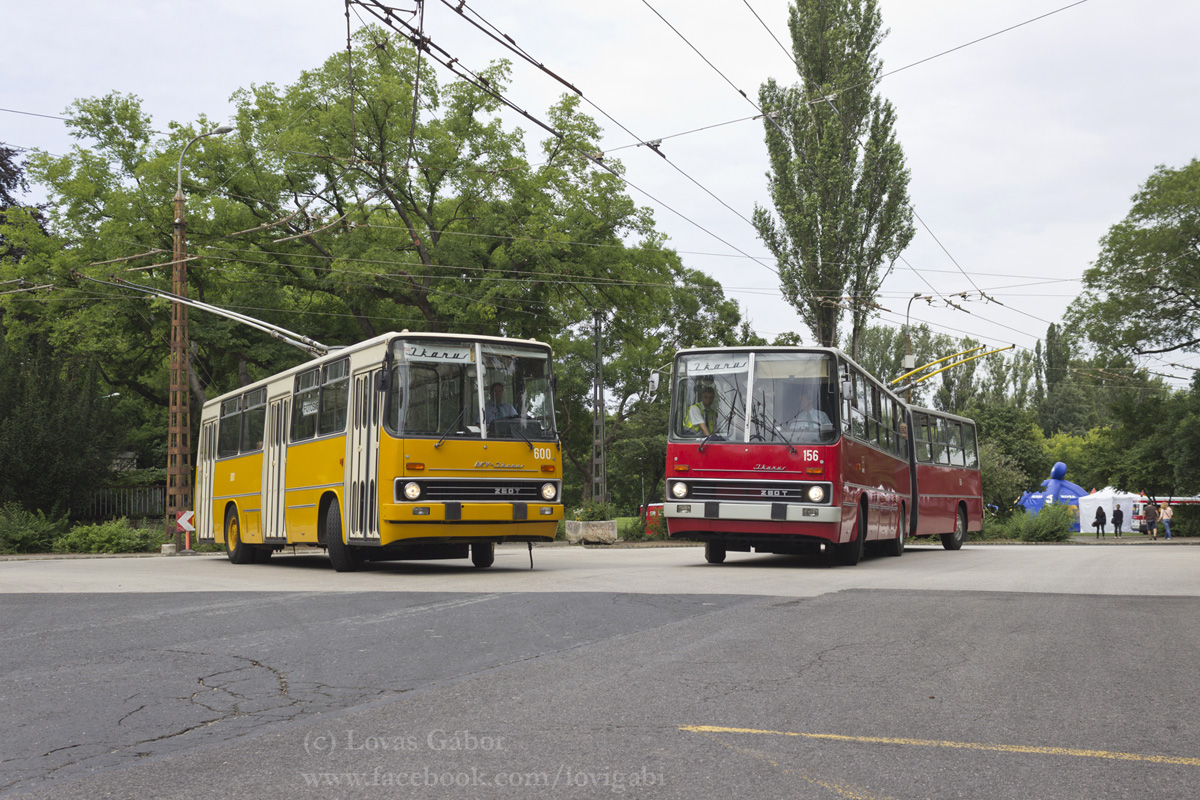 Будапешт, Ikarus 260.T1 № 600; Будапешт, Ikarus 280.91 № 156