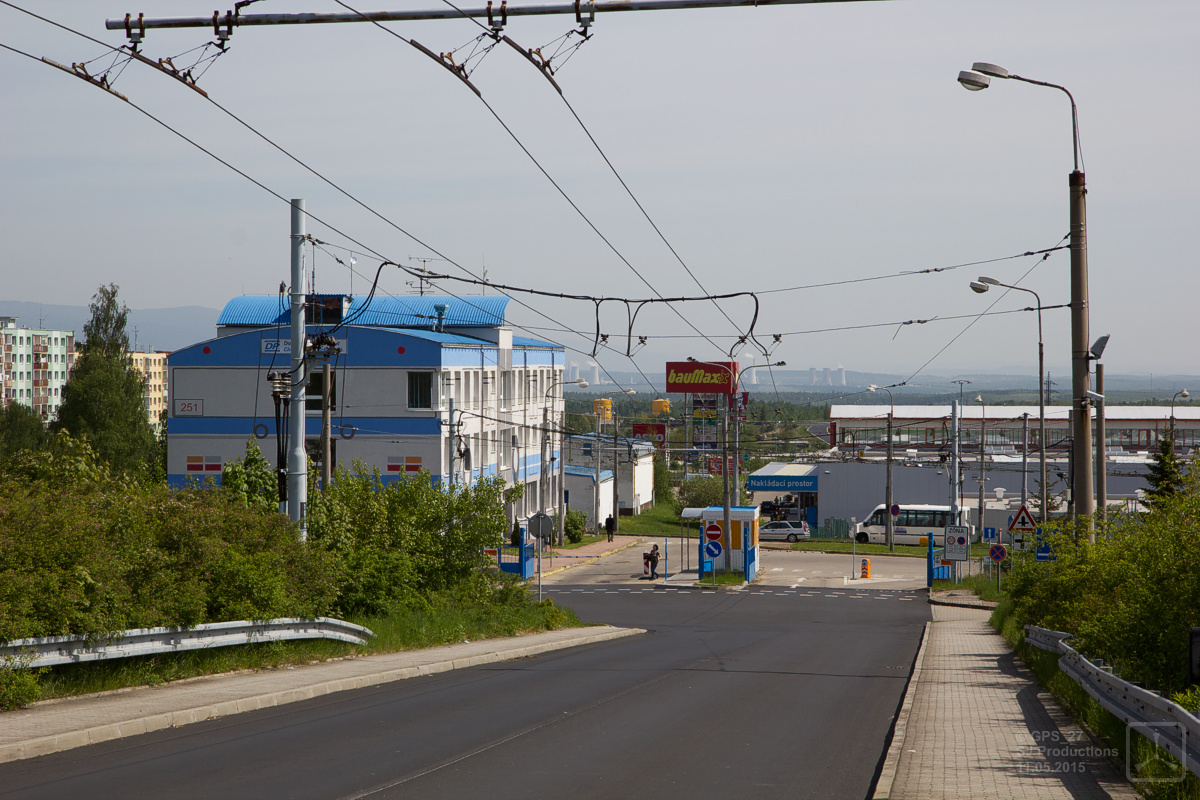 Chomutov — Trolleybus lines and infrastructure • Trolejbusové tratě a infrastruktura