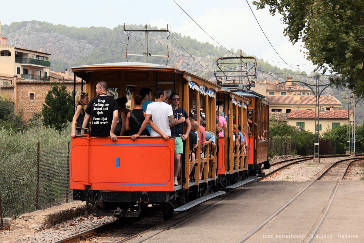 Sóller, Carde y Escoriaza 2-axle trailer car Nr. 8