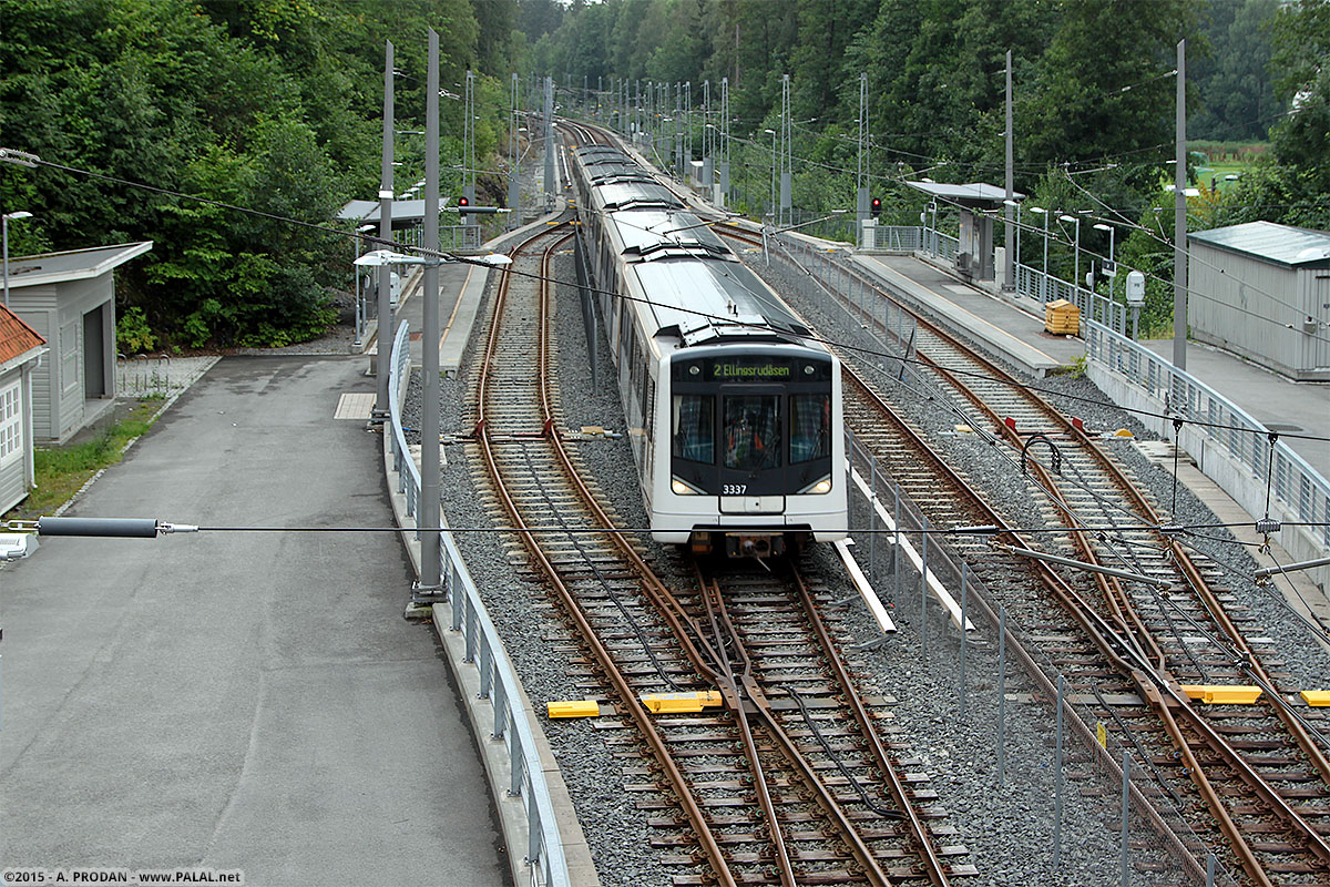 Осло, Siemens MX3000 № 3337; Осло — Метрополитен