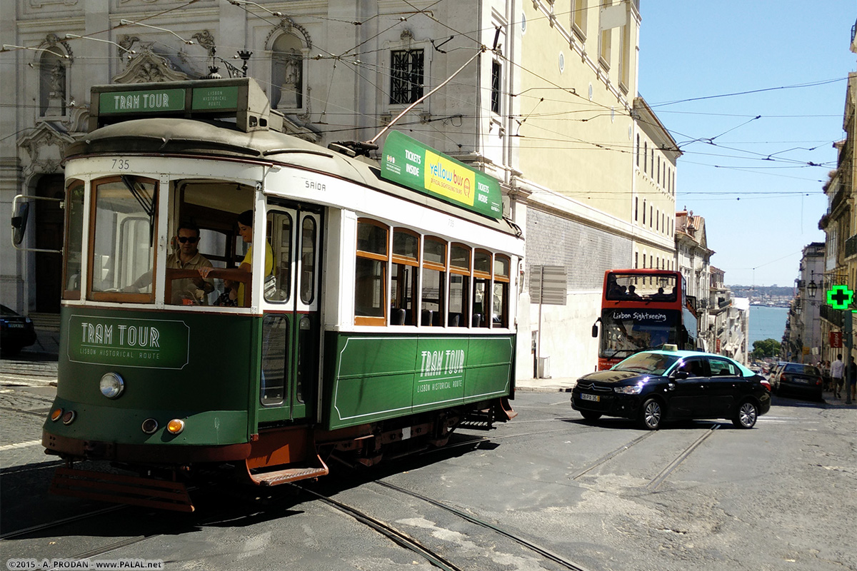 Лиссабон, Carris 2-axle motorcar (Standard) № 735