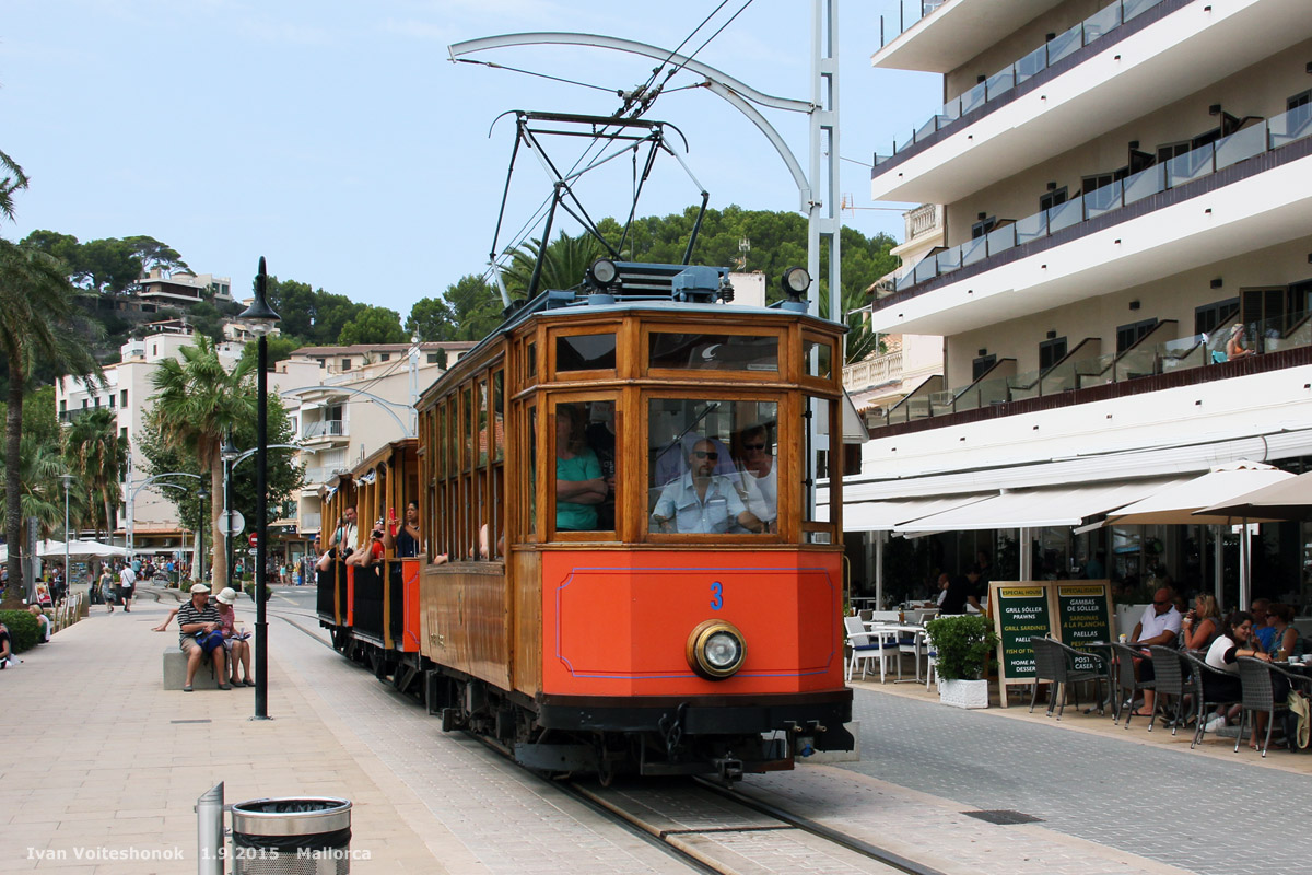 Sóller, Carde y Escoriaza 2-axle motor car č. 3