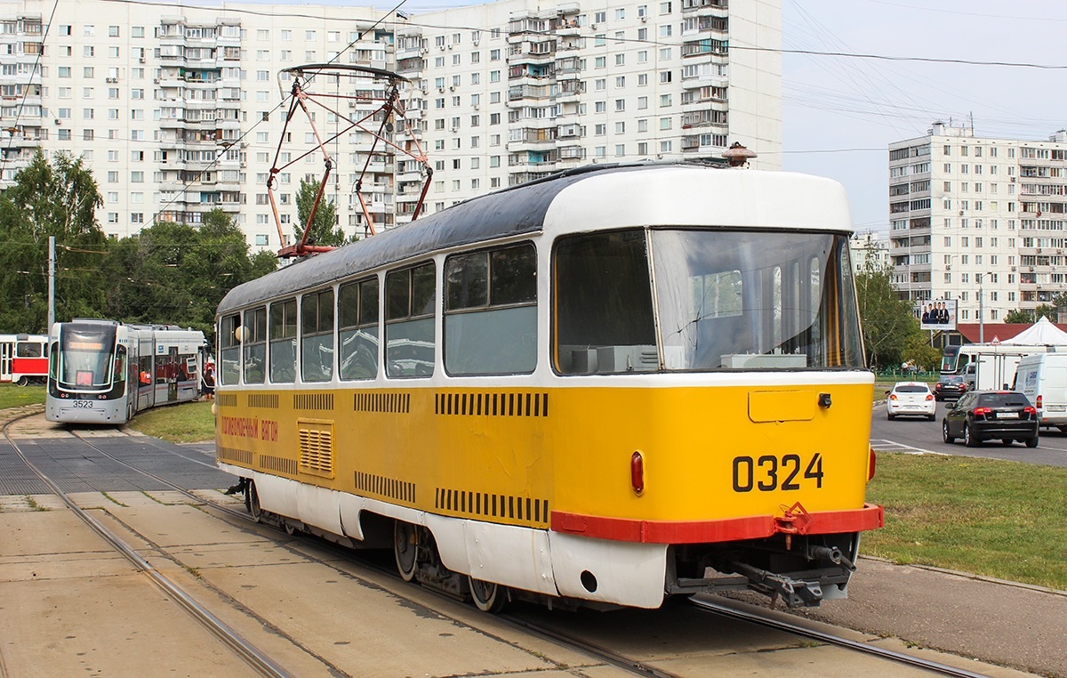 Москва, Tatra T3SU № 0324