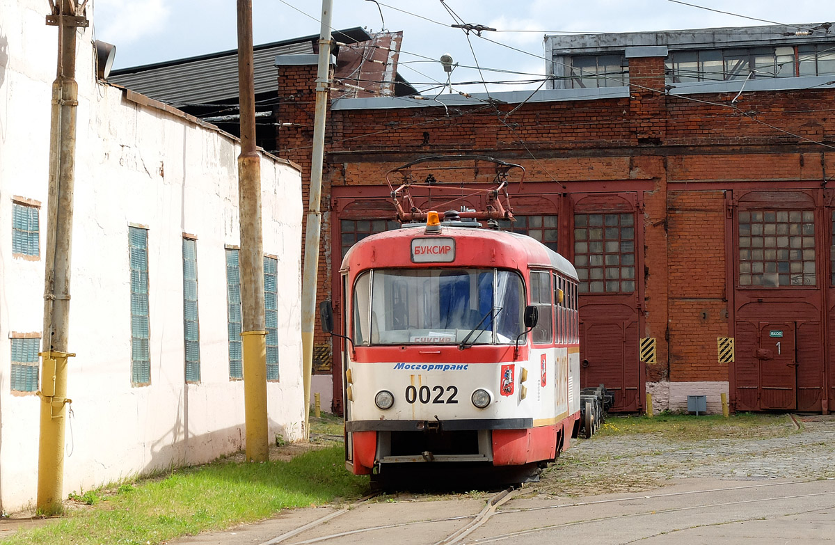 Москва, Tatra T3SU № 0022; Москва — Трамвайно-ремонтный завод (ТРЗ)