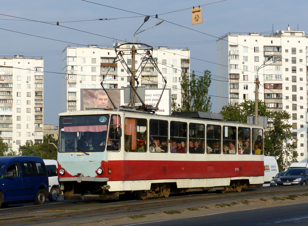 Kyjev, Tatra T6B5SU č. 074
