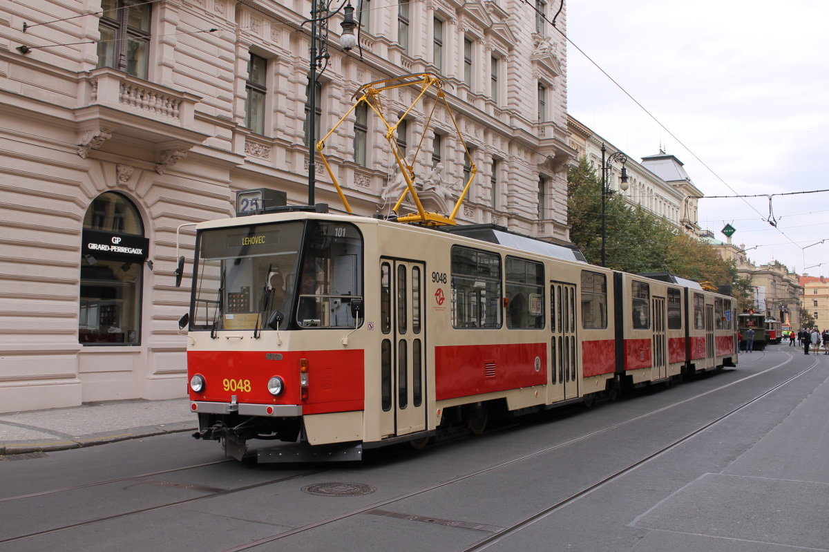 Прага, Tatra KT8D5 № 9048; Прага — 140 лет городскому транспорту в Праге