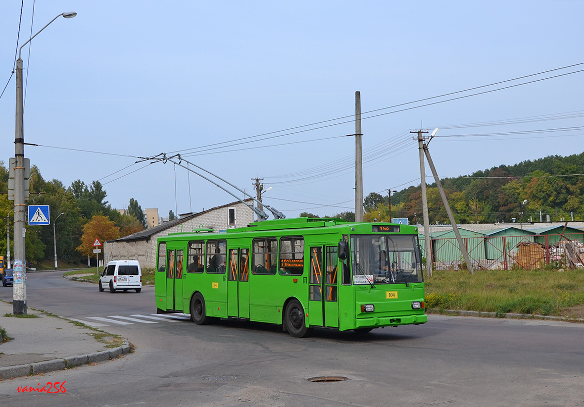 Житомир, Škoda 14Tr07 № 104