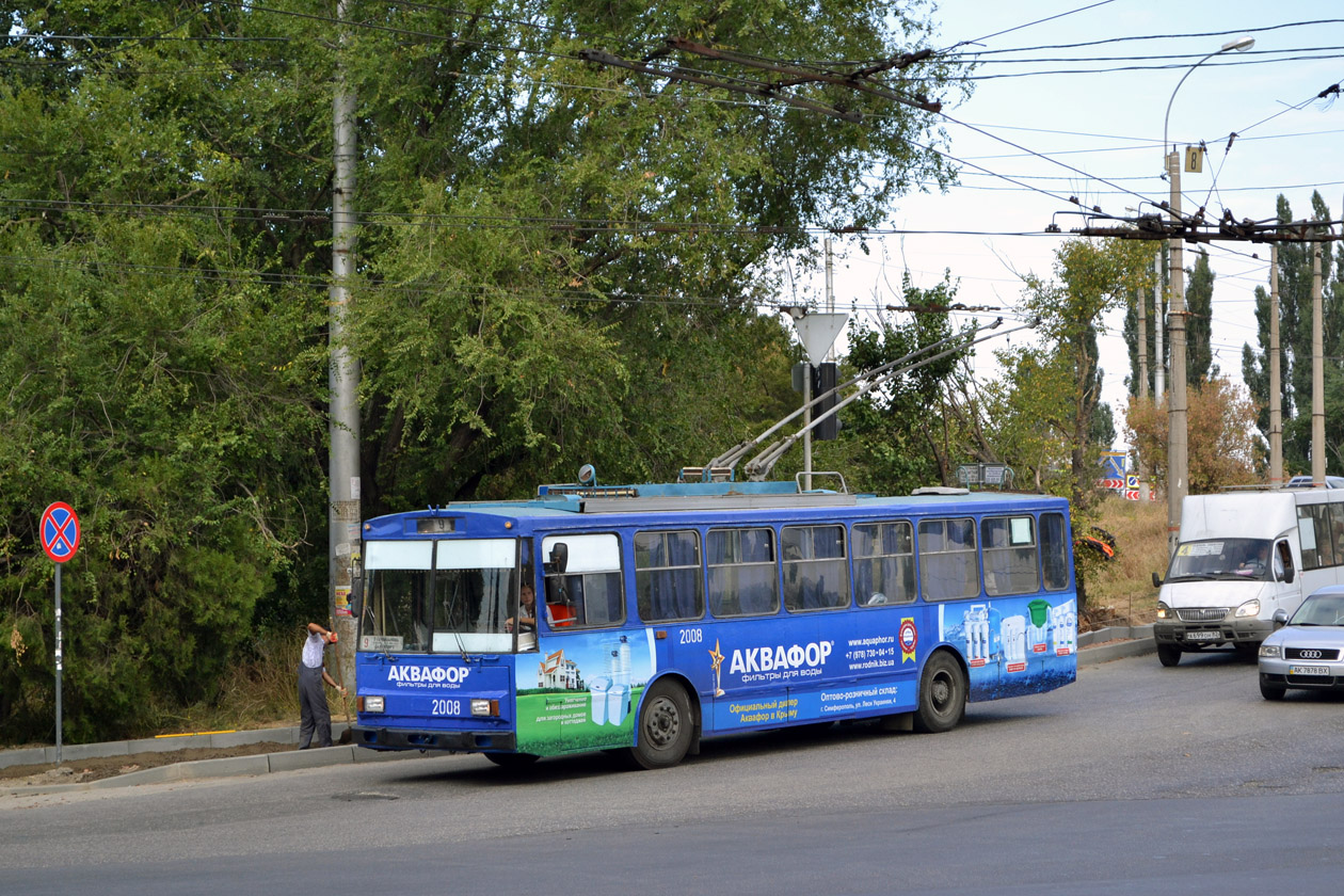 Крымский троллейбус, Škoda 14Tr02/6 № 2008
