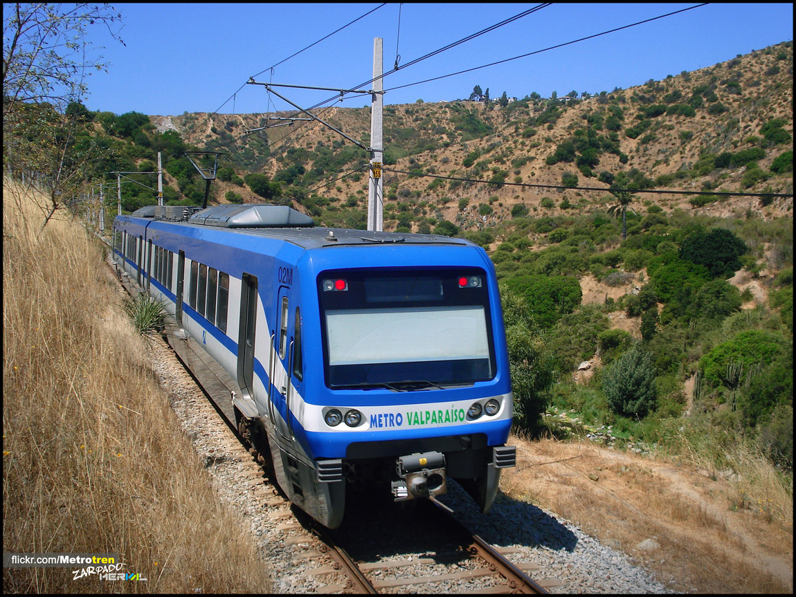 Valparaiso, Alstom X'Trapolis 100 № 02; Valparaiso — Suburban metro Valparaíso — Viña del Mar — Limache