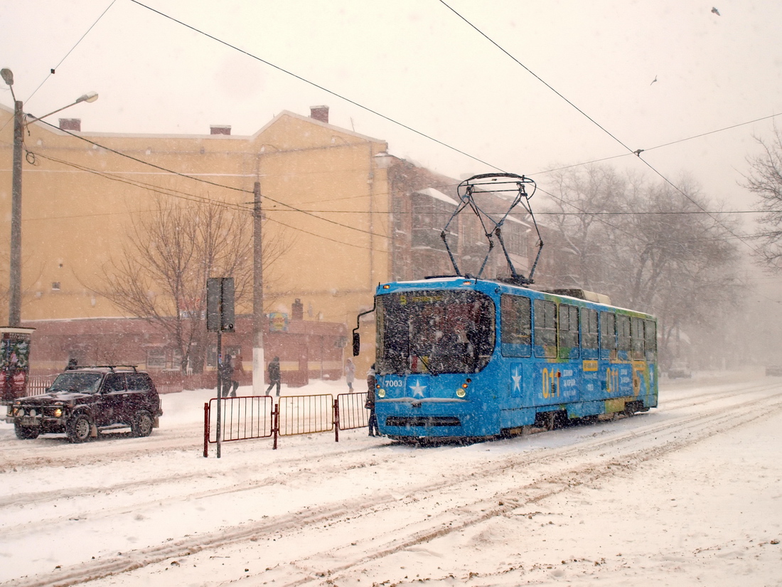 Odesa, K1 № 7003; Odesa — 27.12–30.12.2014 — Snowfall and Its Aftermath